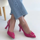 Pıert Fuşya Cilt Topuklu Ayakkabı thumbnail 7