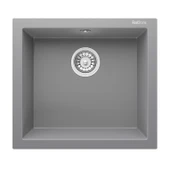 Real Stone K005 Gordion 52 Gri Granit Mutfak Eviyesi 52x47 CM thumbnail 1