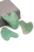 Aventurin Doğal Taş Gua Sha Yüz Masaj Taşı thumbnail 2