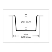 Real Stone K005 Gordion 52 Gri Granit Mutfak Eviyesi 52x47 CM thumbnail 4