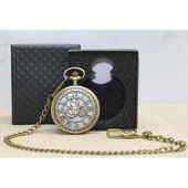 BlackCraft  Özel Kutulu Antik Köstekli Saat thumbnail 2