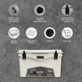 IGLOO Ultima 60 Qt RotoMold Buzluk 57 Litre thumbnail 8