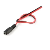 Nif Bilişim 12 Volt Dişi Power Jack DC 12V Dişi Kablolu Besleme Jakı 12 Volt CCTV Jack DC Dişi 5.5mm Dış Çap 2.1mm İç Çapı Vardır 100 Adet thumbnail 2
