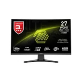 MSI MAG 275CQF 27" E18 180HZ 0.5MS 2560x1440 (WQHD) Rapid VA FreeSync Kavisli Gaming Monitör thumbnail 1