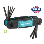 WORKPRO WP222030 8 Parça CR-V Çakı Tipi Torx Profesyonel Allen Anahtar Takımı thumbnail 1
