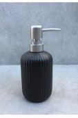 Pinkev Seramik Sıvı Sabunluk - Siyah thumbnail 2