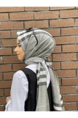 Gri Burberry Ekose Şal thumbnail 2
