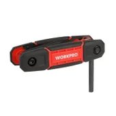 WORKPRO WP222029 9 Parça CR-V İnç Çakı Tipi Profesyonel Allen Anahtar Takımı thumbnail 8