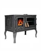 Reyo Stove Ayder Fırınlı Kuzineli Döküm Şömine Soba thumbnail 4