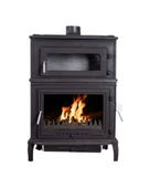 Reyo Stove Salda Üç Camlı Yan Kapak Fırınlı Döküm Şömine Soba thumbnail 4