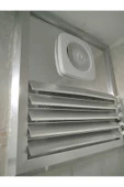 ÇELİK MENFEZ PARLAK KROM BANYO MENFEZİ FANLI ALUMINYUM 40X50 CM DIS OLCU 145 M3 thumbnail 2