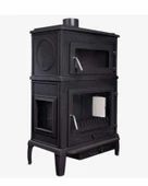 Reyo Stove Salda Üç Camlı Yan Kapak Fırınlı Döküm Şömine Soba thumbnail 6