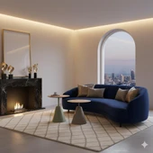 Üçlü Mantar Zigon Sehpa Seti No:553 | Rehome Renkli Yuvarlak MDF Modern Sehpa Takımı thumbnail 5