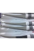 Pinkev Tramontina 6 Adet Lazer Tırtıklı Mutfak Bıçak Seti Beyaz thumbnail 2