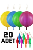 Kampus Kırtasiyem 20 Adet Lastikli Zıpzıp Balon Ipli Punch Panç Büyük Balon thumbnail 1