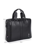 Polo Assn. Deri Evrak Çantası Siyah Plevr6753 thumbnail 2