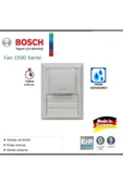 Bosch F1500 DH 100 Lük Zaman Ayarlı Nem Sensörlü Aspiratörlü banyo menfezi alüminyum 45x45 thumbnail 1