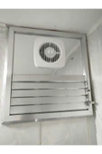 ÇELİK MENFEZ PARLAK KROM BANYO MENFEZİ FANLI ALUMINYUM 40X50 CM DIS OLCU 145 M3 thumbnail 3