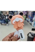 Kampus Kırtasiyem 1 Adet Mini Boy Hediyelik Basmalı Ayıcık Modeli Çocuk Oyuncak Manuel El Pervanesi El Vantilatörü thumbnail 1