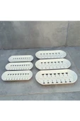 Pinkev 6lı Set 2 Boy Seramik Oval Kayık Tabak thumbnail 3