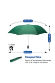 Kampüs Kırtasiyem Yeşil Otomatik Şemsiye thumbnail 4