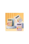 Deren Kırtasiye Runzon RZ-817 Bilgisayar Tuş Pastel Renk Hesap Makinası thumbnail 2