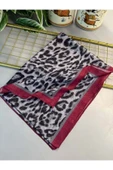 Leopar Desen Pamuk İpek Şal thumbnail 2