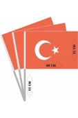 Kampus Kırtasiyem Raşel Kumaş Sopalı Türk Bayrağı 35*60 Cm 3 Adet thumbnail 3