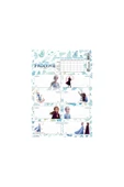 KESKİN COLOR Frozen Iı Ders Programlı 3 Yaprak Okul Etiketi thumbnail 1