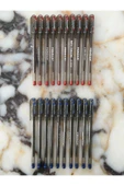 Pensan My Tech Tükenmez Kalem 0.7mm 10 Mavi - 10 Kırmızı (20 Adet) thumbnail 1