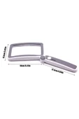 Choice 650mAh Magnifying Glass with10 LED Folding Handheld 4X Large Rectangle Lighted Magnifier with Dim... thumbnail 7
