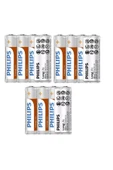 Philips Longlife Aa R6 1.5v 12'li Kalem Pil thumbnail 2