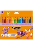 Bic Kırtasiye Keçeli Kalem Comfort Jumbo 12 Renk 517250 thumbnail 1