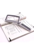 Choice 650mAh Magnifying Glass with10 LED Folding Handheld 4X Large Rectangle Lighted Magnifier with Dim... thumbnail 2