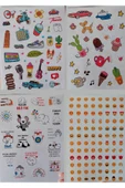 Kampüs Kırtasiyem Duygulu Sticker Kitapçığı 16 Sayfa - 24 * 17 cm / Defter Ajanda Çıkartma  Eğlenceli Sticker thumbnail 5