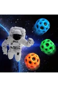 Kampus Kırtasiyem 2 Adet Süper Yükseğe Zıplayan Delikli Bouncer Ball Space Ball Uzay Topu Moon Ball thumbnail 1