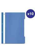 Noki Ofis Eco Mavi Plastik Telli Dosya 10 Adet thumbnail 6
