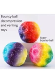 MİLKYADATOYS MİLKY ADA TOYS Bouncing Topu, kauçuktan zıplayan toplar, süper yüksek sıçrama Space Ball, Moon Ball thumbnail 2