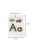 Kampus Kırtasiyem 1. Sınıflar Için Ilk Okumaya Yardımcı Olan Resimli Harf Kartları thumbnail 2