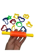 Play Doh Oyun Hamuru 4'lü Set 13 Parça Kalıp Merdaneli Şekilli Kalıp Seti Hediyeli 448 gr thumbnail 6