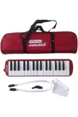 Helvacıoğlu Melodika 32k 32 Tuşlu Melodika, Bez Çantalı Melodika Pembe thumbnail 3