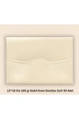 Yener Fotokopi Ile Baskıya Uygun 160 Gr.13*18 Cm Davetiye Zarfı Saten Krem 1. Kalite 50 Adet thumbnail 1