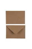 Kampus Kırtasiyem 250 Adet Mektup Zarfı 13x18cm 100gr. Kraft thumbnail 6