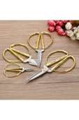 Kampus Kırtasiyem Gold Kalp Desenli Geniş Saplı Makas Ithal Küçük Lüks Makas Modelleri Söz Nişan Kurdele Makası – Mak thumbnail 5