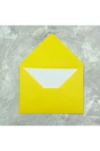 Kampüs Kırtasiyem 50 Adet Renkli Davetiye Kartpostal Mektup Zarfı (13*18 CM 110GR.) - Sarı Renk thumbnail 2
