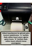 Kampus Kırtasiyem 20x40 Mm Termal Barkod Etiketi Yaıpışkanlı Etiket (1 Rulo = 2000 Adet) thumbnail 3