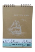 Kampus Kırtasiyem Tigra Art Eskiz Defteri Seti Görseldeki 100'er Sayfa A4 A5 A6 Krem Renk Kağıt Çizim Defteri Seti thumbnail 3
