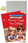 Gülpaş Kırtasiye Yeni Müfradat Güzel Yazı Defteri Orta Boy 16.5x24  24 Yaprak 3 Adet Standart Kılavuz Çizgili Yazı De thumbnail 1