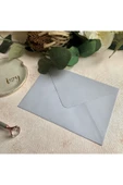 Kampus Kırtasiyem 50 Adet Gri Davetiye Zarfı, Kaliteli Mektup Zarf 13x18 Cm (110GR) thumbnail 1