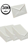 Kampus Kırtasiyem Kare Mektup Zarfı 11.4x16.2 Cm 70 Gram 500 Adet thumbnail 1